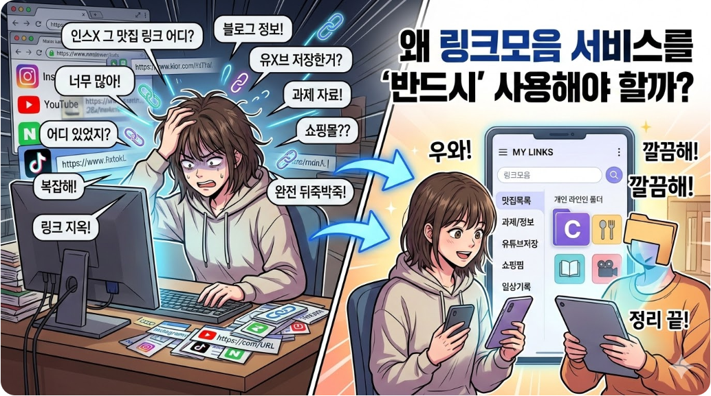 링크모음 서비스를 반드시 사용해야 하는 이유