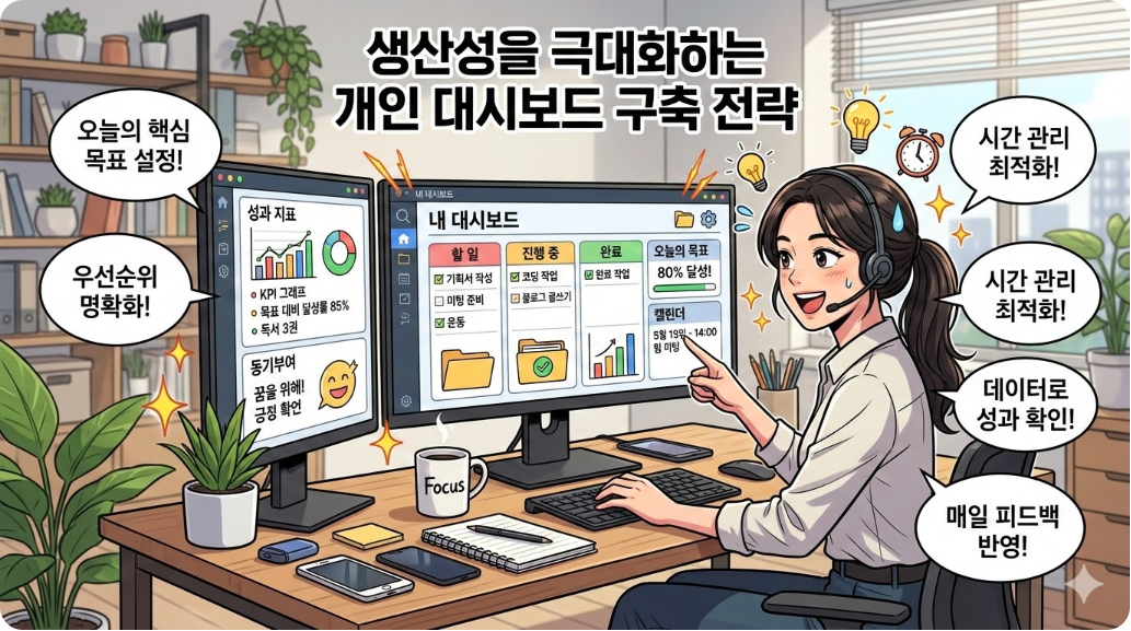 생산성을 극대화하는 개인 대시보드 구축 전략